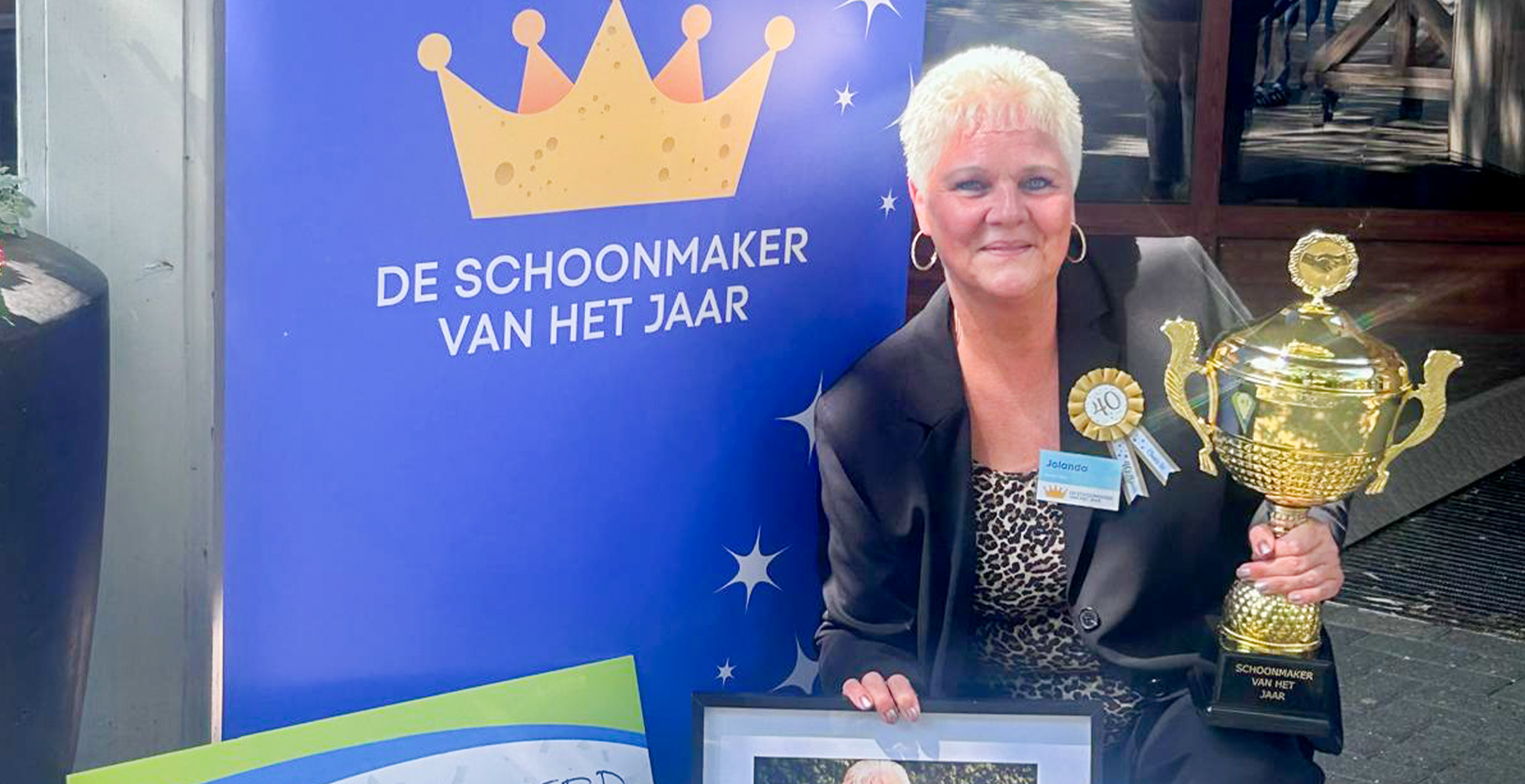 SVP-collega Jolanda is Schoonmaker van het Jaar 2025!